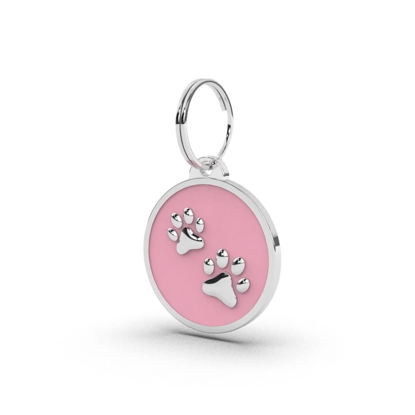 Medalion TinyPet Smart Pink Paw